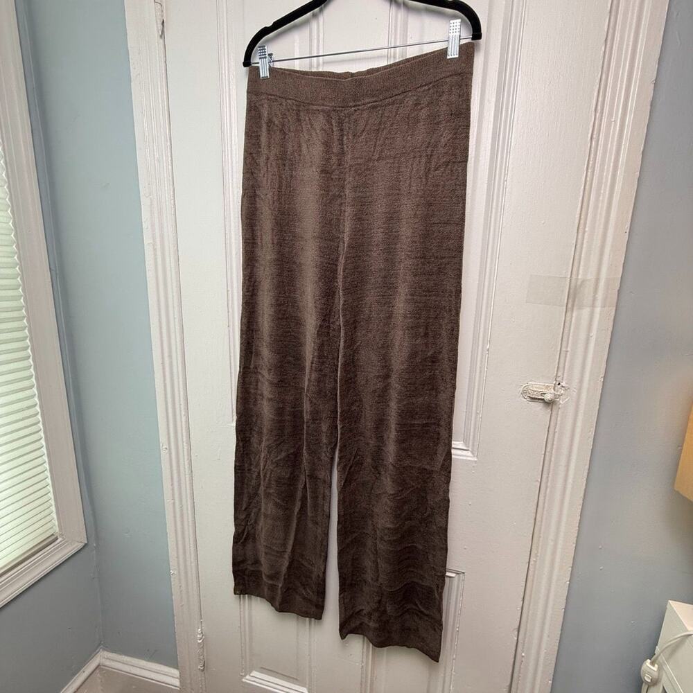 Barefoot Dreams CozyChic Ultra Lite Pants Womens Medium Tall Brown NWOT - Picture 1 of 7